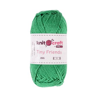 Knitcraft Bright Green Tiny Friends Yarn 25g