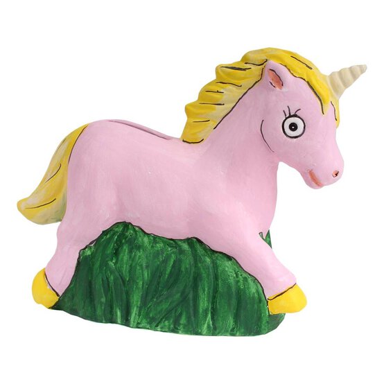 Paint Your Own Unicorn Money Box 18cm x 12cm x 6cm image number 6