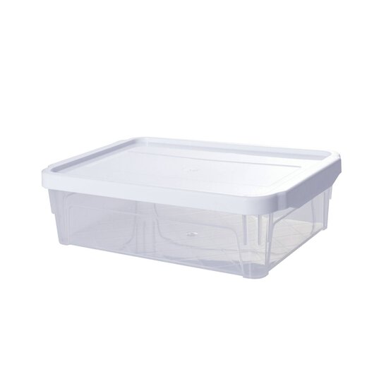 Whitefurze White Spacemaster Extra 1 Litre Storage Box image number 1