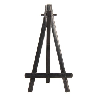 Black Plastic Mini Easel 15cm x 8cm x 8.5cm