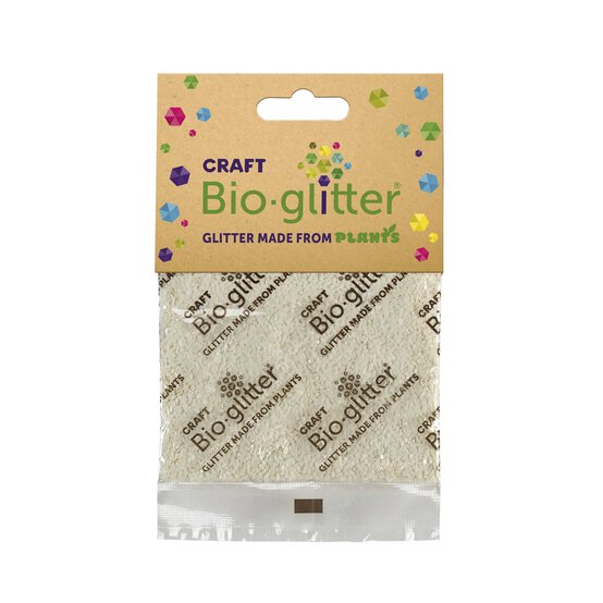 Brian Clegg White Craft Bio-Glitter 20g image number 1