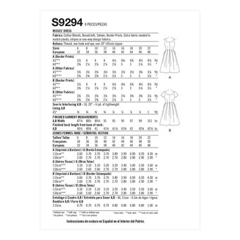 Simplicity Women&rsquo;s Dress Sewing Pattern S9294 (14-22)