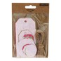 Pink Mix Tags with Jute Yarn 52 Pack image number 2