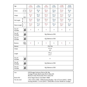 Sirdar Snuggly Cashmere Merino Animal Cardigan Pattern 5376