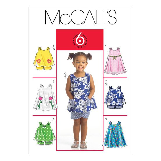 McCall&rsquo;s Toddler Separates Sewing Pattern M5416 image number 1