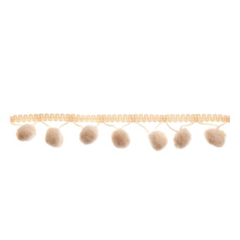 Cream 20mm Pom Pom Trim by the Metre