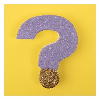 Mini Mache Question Mark 10cm