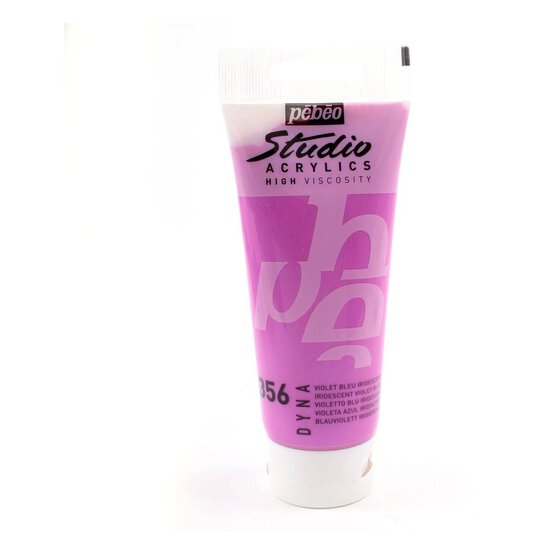 Pebeo Dyna Violet Blue Studio Acrylic Paint 100ml image number 1