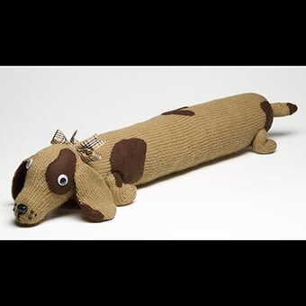 How to Knit a Dog Draught Excluder