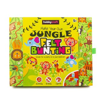 Make Your Own Jungle Felt Bunting Set