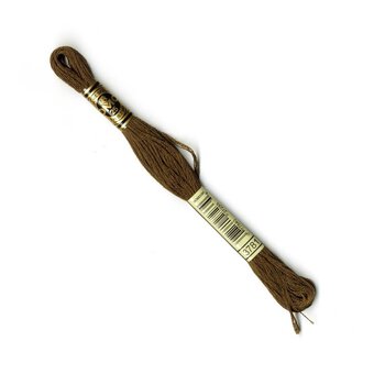 DMC Brown Mouline Special 25 Cotton Thread 8m (3781)