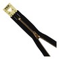YKK Black Brass Jeans Zip 13cm image number 1