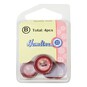 Hemline Wine Basic Knitwear Button 4 Pack image number 2
