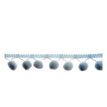 Light Blue 20mm Pom Pom Trim by the Metre