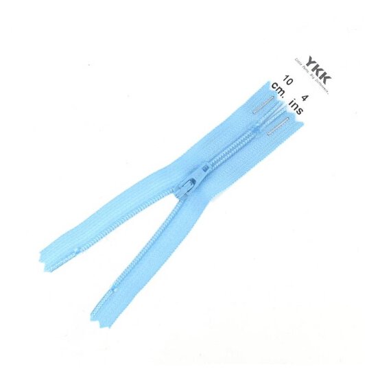 YKK Light Blue Dress and Skirt Zip 10cm image number 1