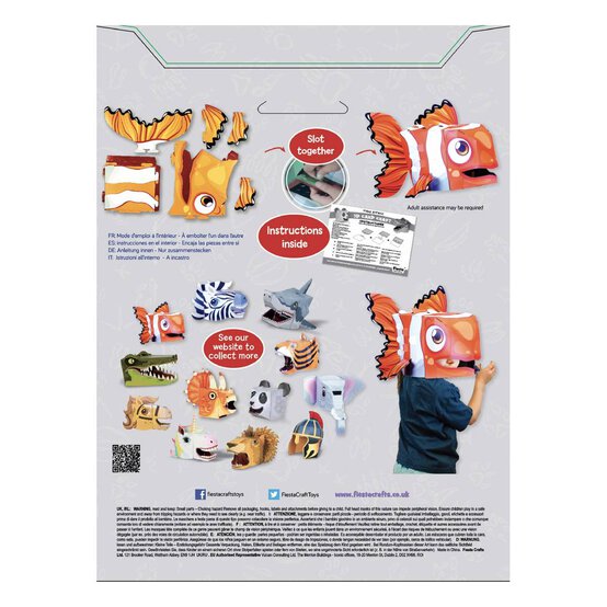 Make a 3D Fish Head Mask Kit image number 4