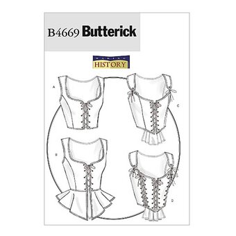 Butterick Women&rsquo;s Corset Sewing Pattern B4669 (6-12)