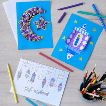 3 Eid Card Ideas for Kids