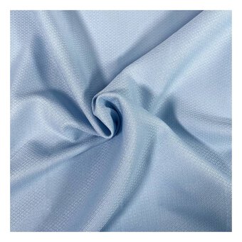 Blue Poly Diamond Dobby Fabric by the Metre