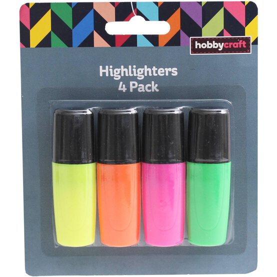 Highlighter Pens 4 Pack image number 4
