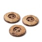Hemline Assorted Novelty Wood Button 3 Pack image number 1