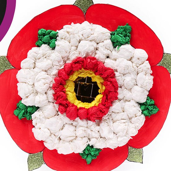 How to Make Tudor Rose Paper Art image number 1