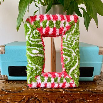 How to Make a Punch Needle Mirror