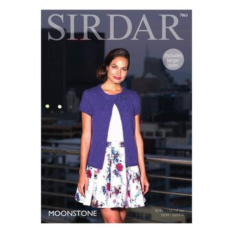 Sirdar Moonstone Cardigan Digital Pattern 7863