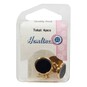 Hemline Navy Basic Button 4 Pack image number 2