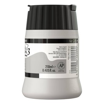 Daler-Rowney System3 Silver Imit Screen Printing Acrylic Ink 250ml