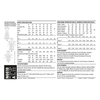 New Look Women's Dress Sewing Pattern N6618