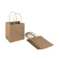 Kraft Gift Bag 12cm 5 Pack image number 1