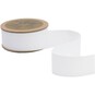 White Grosgrain Ribbon 25mm x 5m image number 3