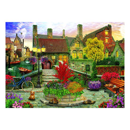 Eurographics Old Town Living Jigsaw Puzzle 1000 Pieces image number 2