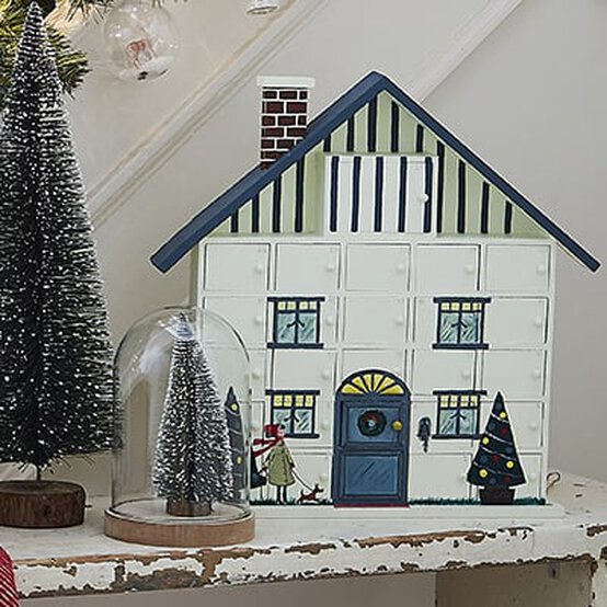 How to Make an Illustrated Advent House image number 1