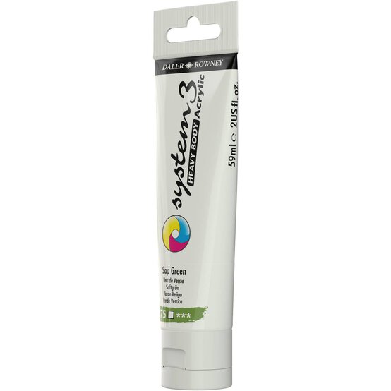 Daler-Rowney System3 Sap Green Heavy Body Acrylic 59ml image number 3