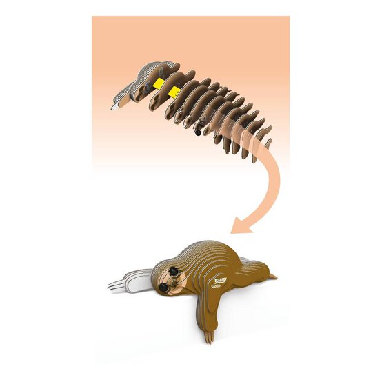 Eugy 3D Sloth Model image number 2
