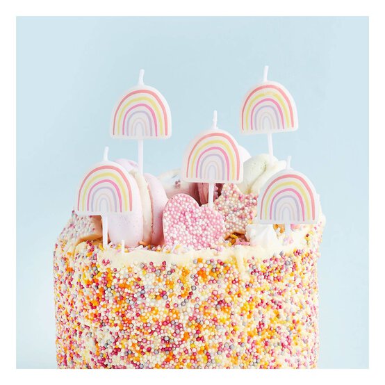 Enchanted Rainbow Candles 5 Pack image number 2