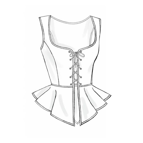 Butterick Women&rsquo;s Corset Sewing Pattern B4669 (6-12) image number 4