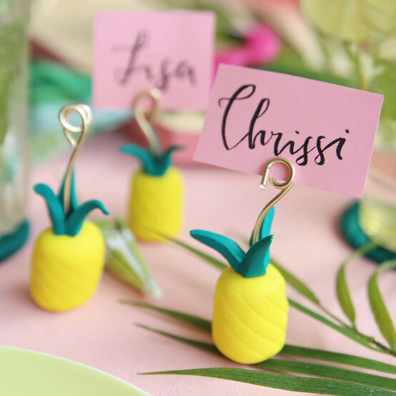 How to Make FIMO Place Name Holders image number 1