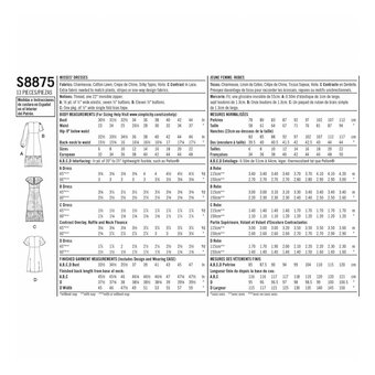 Simplicity Women&rsquo;s Dress Sewing Pattern S8875 (6-14)