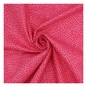 Raspberry Cotton Poplin Romy Fabric by the Metre image number 1