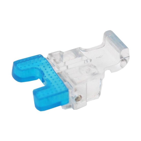 Silver Button Sew-On Sewing Foot image number 1