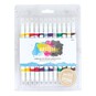 Vintage Dual Tip Brush Markers 12 Pack image number 1