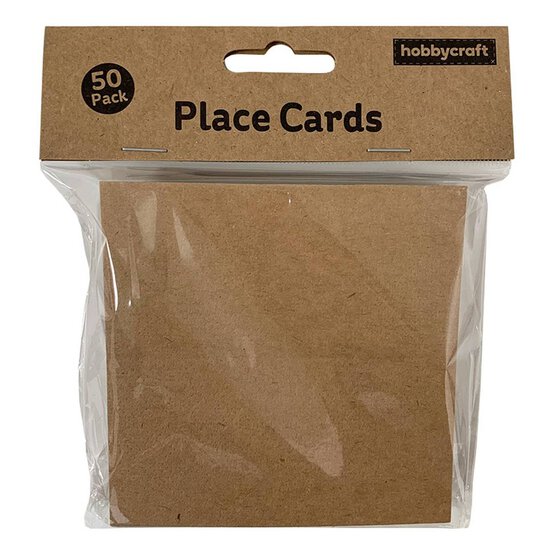 Kraft Place Cards 50 Pack image number 2