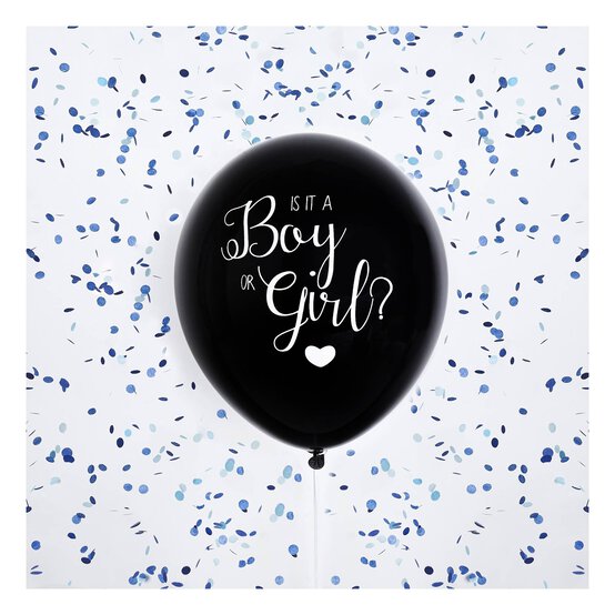 Large Blue Gender Reveal Balloon  image number 1