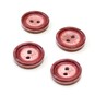 Hemline Wine Basic Knitwear Button 4 Pack image number 1