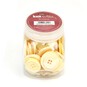 Hobbycraft Button Jar Cream image number 4