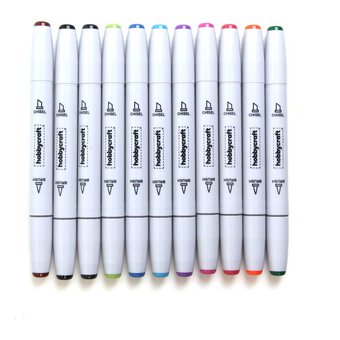 Tropical Dual Tip Graphic Markers 12 Pack