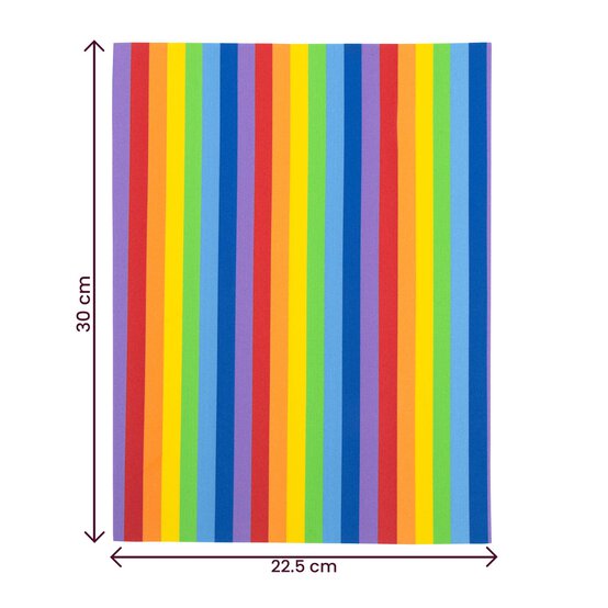 Rainbow EVA Foam Sheet 22.5cm x 30cm image number 5
